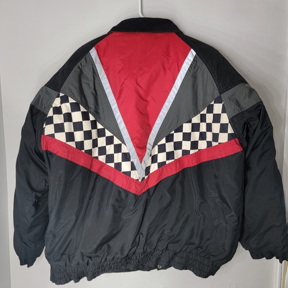 🛷VINTAGE 90S ICE POINT SNOW MOBILE SLEDDING WINTER PUFFER JACKET🛷 - Picture 4 of 4